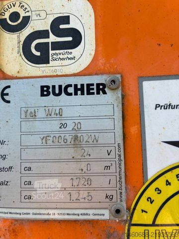 Özel amaçlı kamyon Bucher Municipal Schneckenstreuautomat Yeti W40