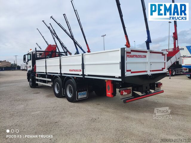 Camión grúa MAN TGS 26.360 6X4 GRUA CAJA FIJA EURO 6