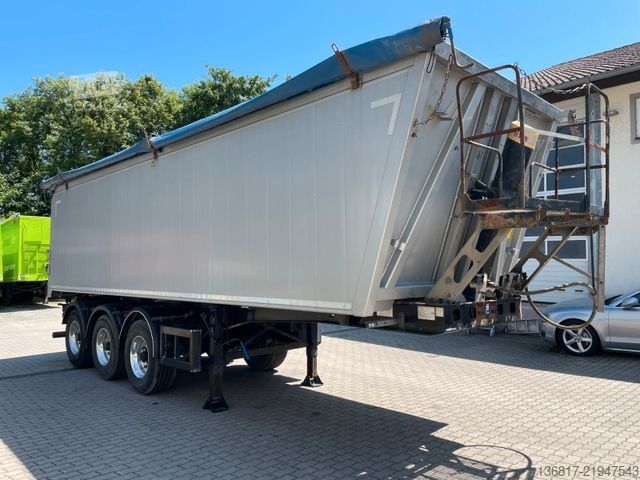 Kipper Auflieger REISCH R24 RHKS-3-AG08 Hinterkipp Alu-Mulde 42,4m³