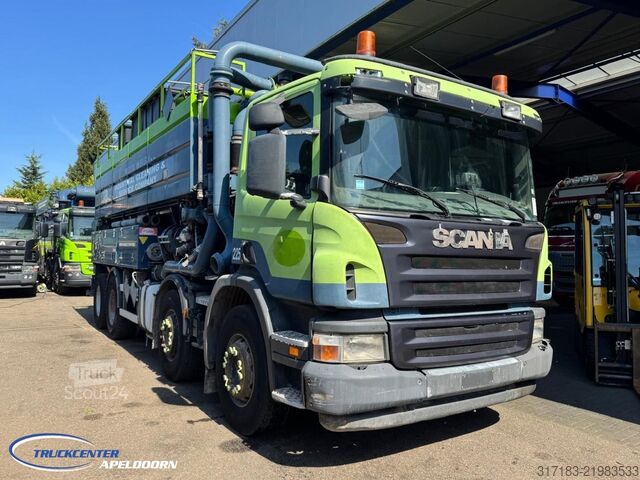 Kolkenzuiger Scania P420 ADR, RVS tank, IPSAM, Uraca, Sihi, 8x4 Bla...