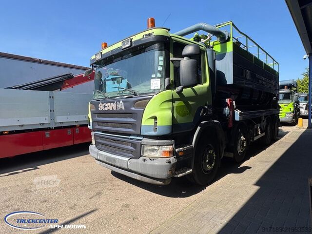 Kolkenzuiger Scania P420 ADR, RVS tank, IPSAM, Uraca, Sihi, 8x4 Bla...
