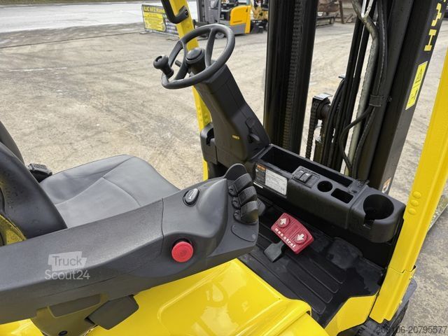 Ανυψωτικό περονοφόρο με εμπρόσθιο φορτηγό HYSTER J2.2 XN Triplex Seitenschieber Freihubmast