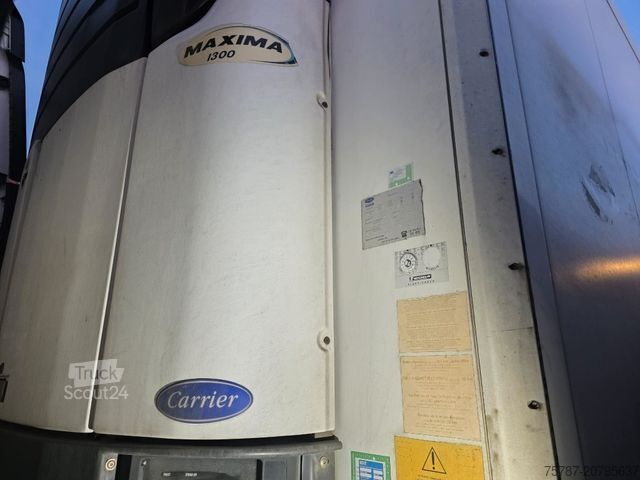 Šaldytuvas puspriekabė SCHMITZ CARGOBULL City Tiefkühler, 2. Achs drehbar, 3 to Ladebordw