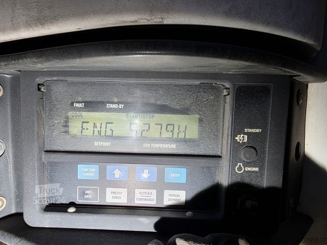 Šaldytuvas puspriekabė SCHMITZ CARGOBULL City Tiefkühler, 2. Achs drehbar, 3 to Ladebordw