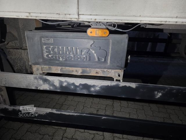 Šaldytuvas puspriekabė SCHMITZ CARGOBULL City Tiefkühler, 2. Achs drehbar, 3 to Ladebordw