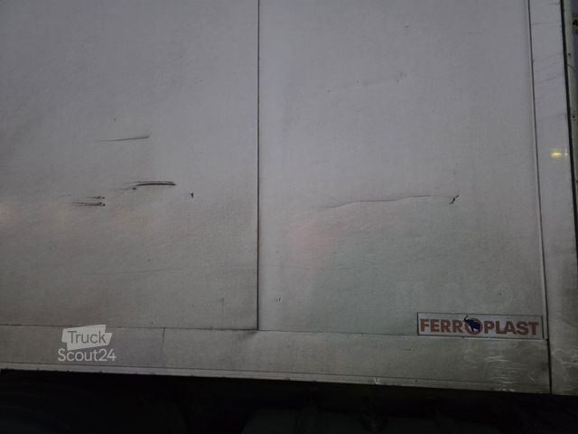 Šaldytuvas puspriekabė SCHMITZ CARGOBULL City Tiefkühler, 2. Achs drehbar, 3 to Ladebordw