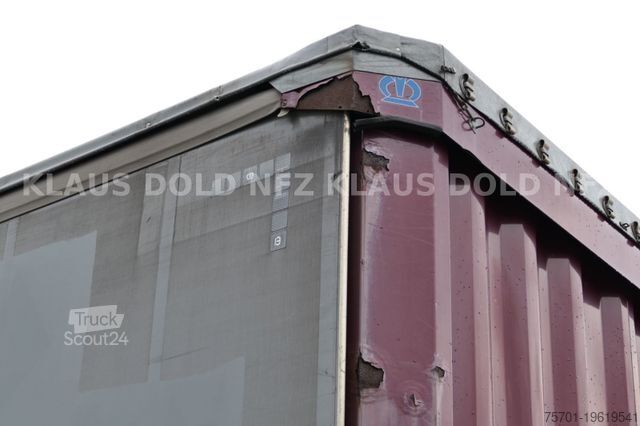 Відкритий напівпричіп з тентом KRONE Pritsche Plane XL MegaLiner BWP Edscha Bordwände