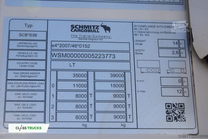 рефрижераторный полуприцеп SCHMITZ CARGOBULL SKO FP 60 ThermoKing SLXi 300