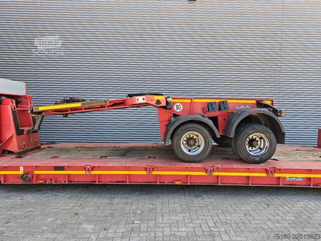 Düşük yükleyici Goldhofer STZ-VL4-51/80A Dolly SX-L2-34/80