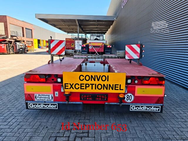 Düşük yükleyici Goldhofer STZ-VL4-51/80A Dolly SX-L2-34/80