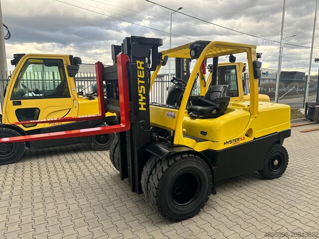 4-wheel forklift Hyster H 5.0 FT / Container version / New price