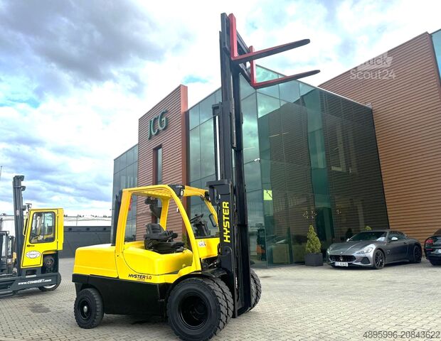 4-wheel forklift Hyster H 5.0 FT / Container version / New price