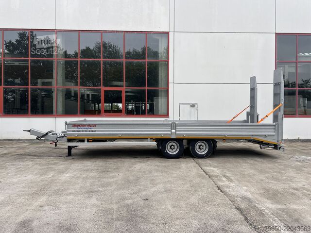 Low loader trailer Möslein TTT 11- 7,28  Neuer Tandemtieflader, 7,28 m Ladefläche
