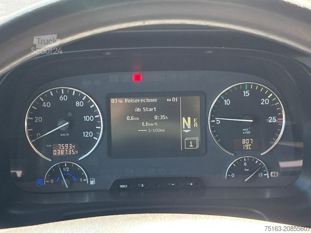 Flatbed truck MERCEDES-BENZ Actros 2541 Pritsche Heckkran Palfinger PK 34002