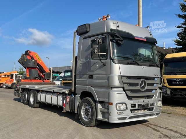 Truck mounted crane MERCEDES-BENZ Actros 2541 Pritsche Heckkran Palfinger PK 34002
