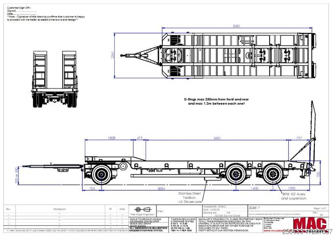 Lav læsser MCCAULEY MAC-TLL3-33 Low Loader