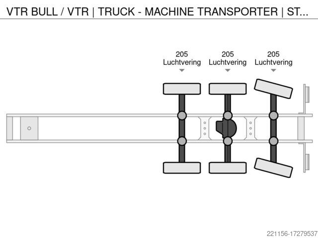 Autotransporter VTR BULL / VTR | TRUCK - MACHINE TRANSPORTER | STEE...