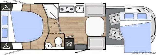 Polintegriran avtodom BENIMAR Mileo M297 Verfügbar Januar 2026