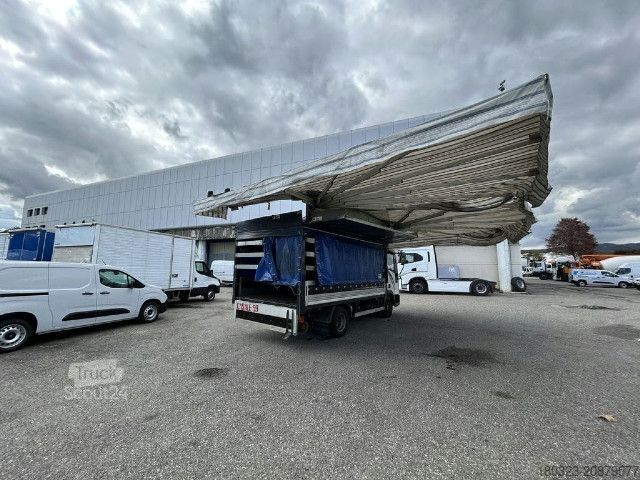 Camión plataforma con toldo IVECO ML65E14