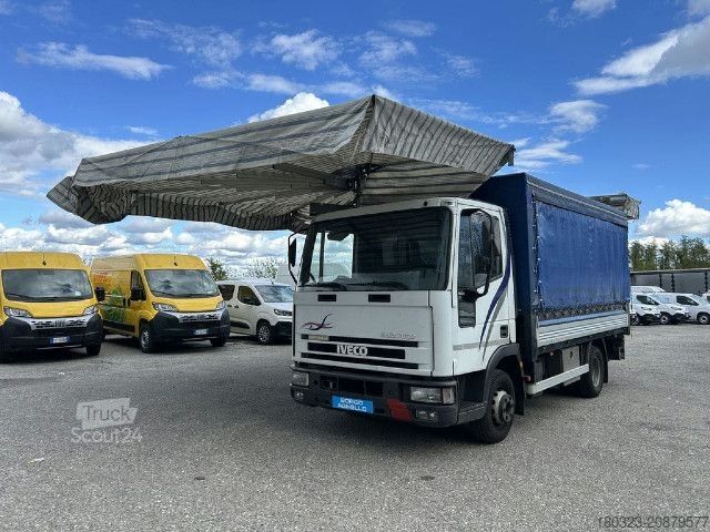 Camión plataforma con toldo IVECO ML65E14