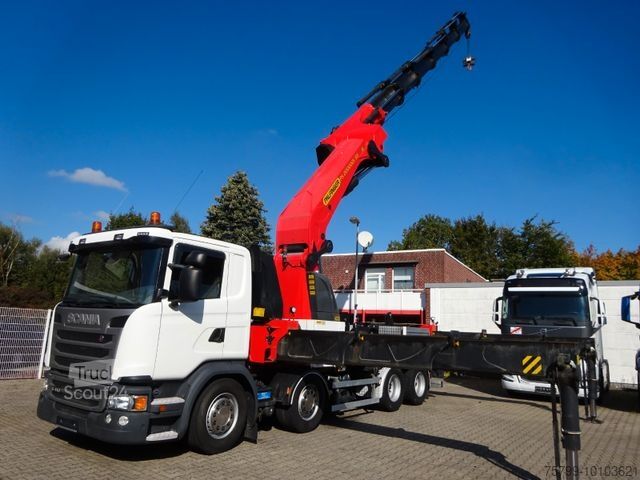 Γερανός τοποθετημένος σε φορτηγό SCANIA PK 200002SH - 200Tonnen-Meter-Kran + Seilwinde