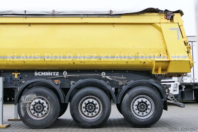 Semi-remorque benne SCHMITZ CARGOBULL SGF S3 Kippmulde 25 m³ Plane Liftachse