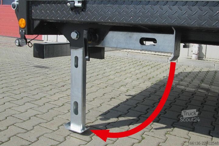 Platformos priekaba FLIEGL Tandem-Plattform-Anhänger TPS 210 Jumbo