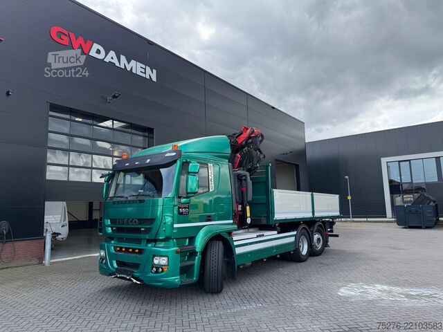3-puoleinen kippauslaite Iveco Stralis 500 6x2 3 Way tipper Fassi 365+Flyjib ,...