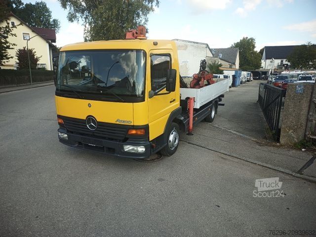 Pritschenwagen MERCEDES-BENZ 812 Atego Pritsche 815 Palf. PK4400 Kran Spinne