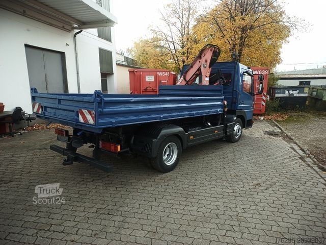 Dreiseitenkipper MERCEDES-BENZ 815 Atego Dreiseitenkipper Atlas 60.1 Kran Greif