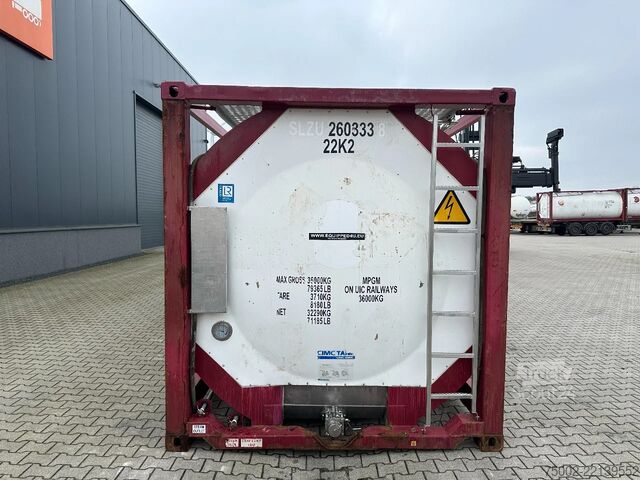 танк-контейнер CIMC FOOD 20FT ISO / 25.940L-1-COMP. / L4BN / UN Por...