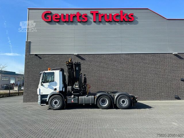  DAF CF 85 410 6X2 + HIAB 422EP-5 HIPRO TREKKER/SATT...