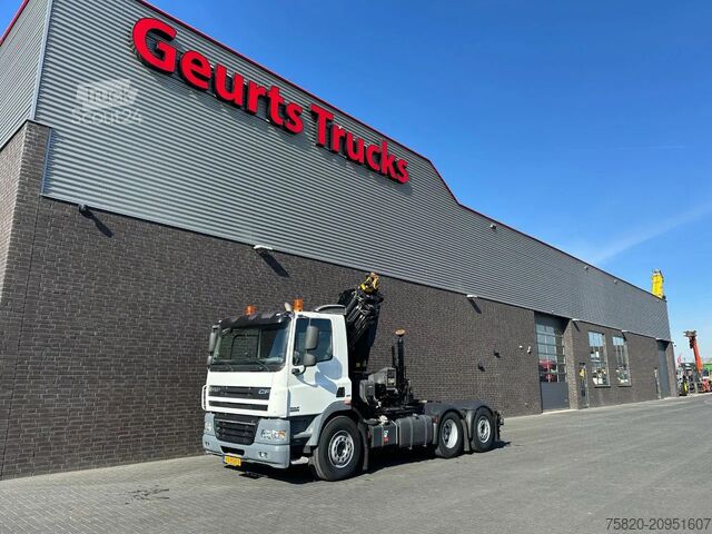  DAF CF 85 410 6X2 + HIAB 422EP-5 HIPRO TREKKER/SATT...