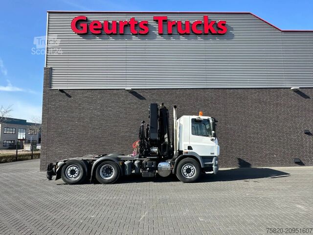 DAF CF 85 410 6X2 + HIAB 422EP-5 HIPRO TREKKER/SATT...