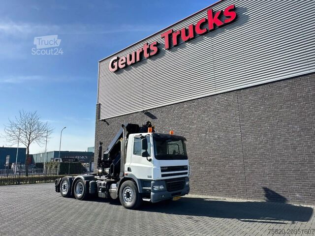  DAF CF 85 410 6X2 + HIAB 422EP-5 HIPRO TREKKER/SATT...