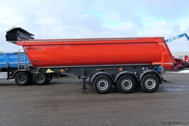 Billenős félpótkocsi MEILLER MHPS 12/27 NOSS1, Stahl, 27m³, Cramaro,Luft-Lift