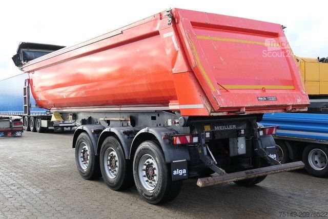 Billenős félpótkocsi MEILLER MHPS 12/27 NOSS1, Stahl, 27m³, Cramaro,Luft-Lift