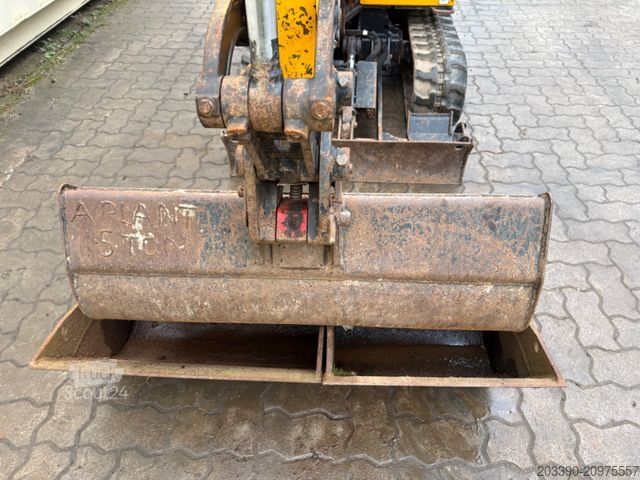 Mini ekskavatorius JCB 16C-1 /2021 BJ/829 H/verbr. Laufwerk/3xLöffel