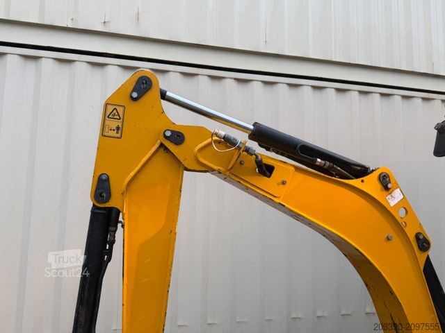 Mini ekskavatorius JCB 16C-1 /2021 BJ/829 H/verbr. Laufwerk/3xLöffel
