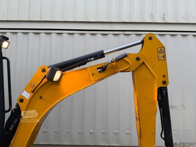 Mini ekskavatorius JCB 16C-1 /2021 BJ/829 H/verbr. Laufwerk/3xLöffel