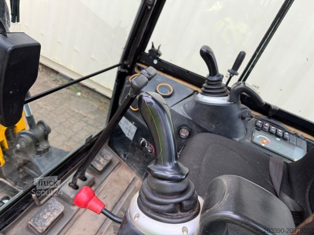 Mini ekskavatorius JCB 16C-1 /2021 BJ/829 H/verbr. Laufwerk/3xLöffel