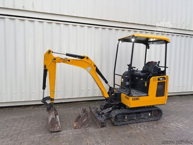 Mini ekskavatorius JCB 16C-1 /2022 BJ/ 991 H / verbr. Laufwerk/2xLöffel