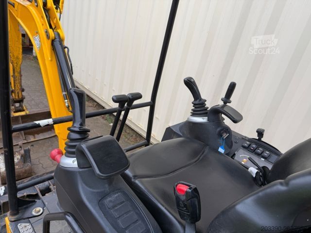 Mini ekskavatorius JCB 16C-1 /2022 BJ/ 991 H / verbr. Laufwerk/2xLöffel