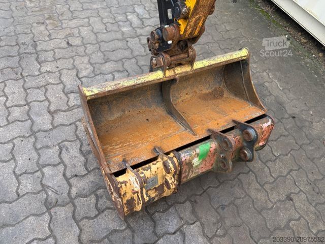 Mini ekskavatorius JCB 16C-1 /2021 BJ/848 H/verbr. Laufwerk/3xLöffel