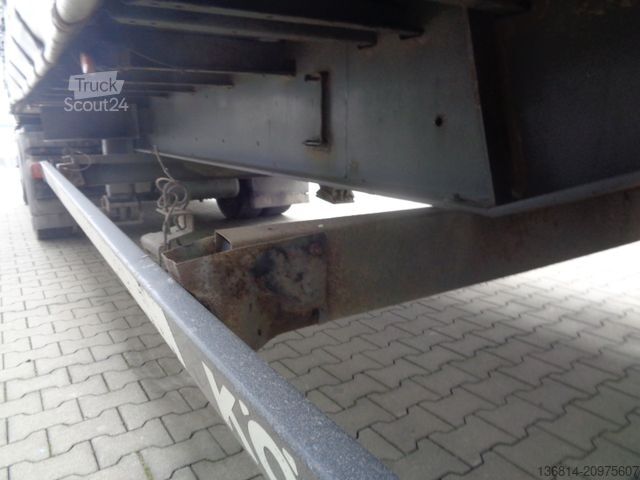 Semiremorcă deschisă cu prelată KÖGEL S 24-1 Mega Liftachse Hubdach BPW