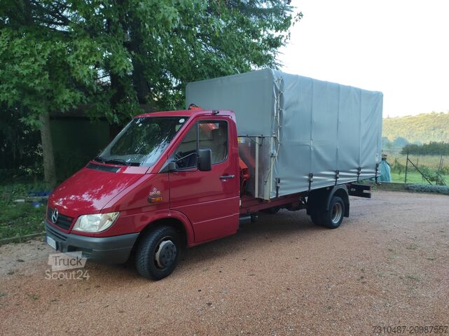 Bestelwagen met afneembare huifbeugel en zeildoek Mercedes-Benz Sprinter 313