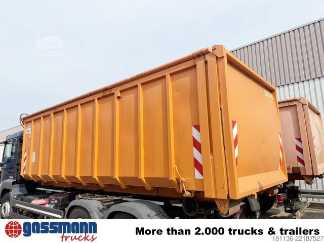 Rullakontti  Abrollcontainer mit hydr. Deckel ca. 27m³