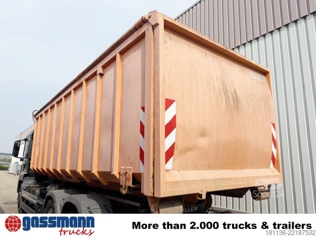 Āķa konteiners  Abrollcontainer mit hydr. Deckel ca. 27m³