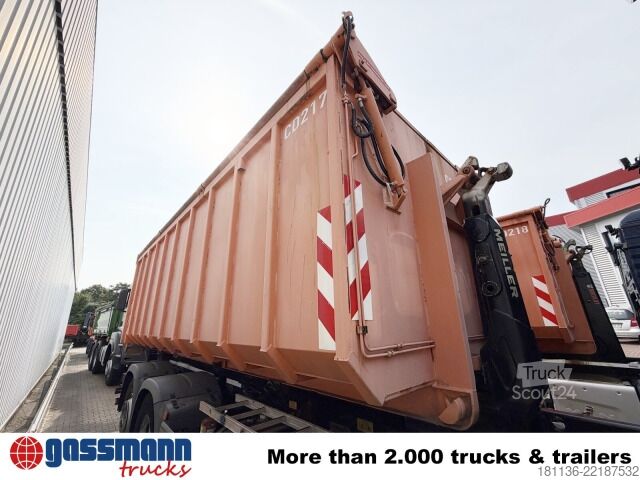 Āķa konteiners  Abrollcontainer mit hydr. Deckel ca. 27m³
