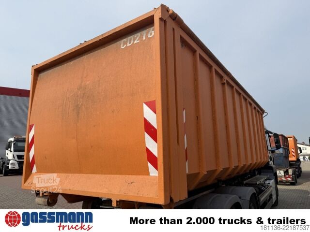 Rullakontti  Abrollcontainer mit hydr. Deckel ca. 27m³
